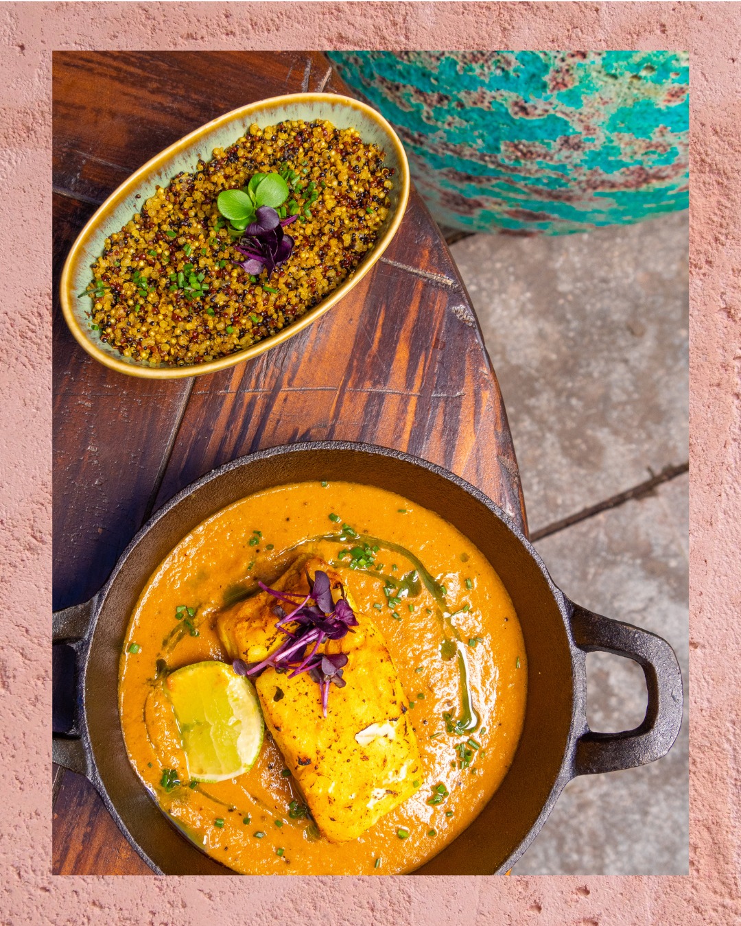 Curry in cast iron at Casa Flow